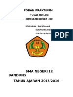 Laporan Praktikum Biologi