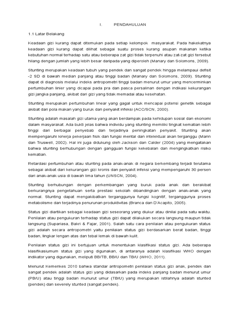 Kelompok 1 Makalah Stunting