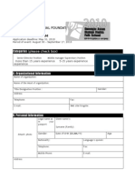 Application Form  Folk School 2010