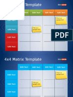 1214 03 4x4 Matrix Powerpoint