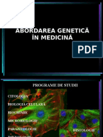  Abordarea Genetica in Medicina