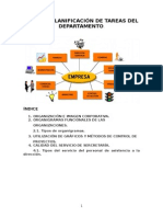 TEMA 5. Planificación de Tareas Del Departamento