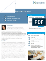 Writing and Enforcing Effective Sops: Compliance