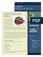 Tecnologia de Alimentos - Elaboración de Productos Cárnicos PDF