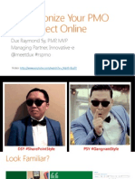 Revolutionize Your PMO With Project Online: Dux Raymond Sy, PMP, MVP Managing Partner, Innovative-E @meetdux #Rspmo