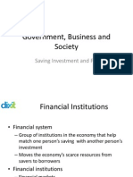 013_Saving Investment and Financial System