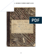 George J. Cooper's ship's logbooks