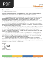 Trustee Tiffany Ford's Personal Message