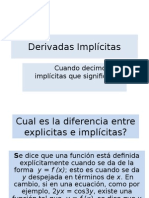 Derivadas Implícitas