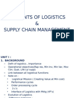 Logistics