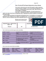 Verbs of Desire and Volition-Use of The Present Subjunctive in Noun Clauses