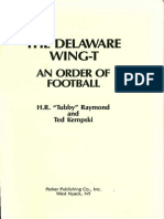 Delaware Wing-T An Order of Football