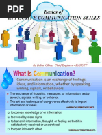 1-Basics of EFFECTIVE COMMUNICATION SKILLS PDF