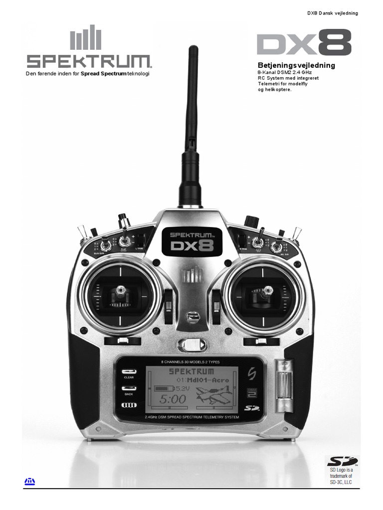 Spektrum DX8 Manual