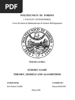 Tesi Mancini Simona SUDOKU