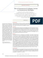 Effect of Pnemococcal Conjugate Vaccine on Pnemococcal Meningitis