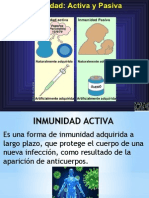 Inmunidad Activa y Pasiva