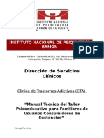 Manual Psicoeducativo Familia Clínica Adicciones