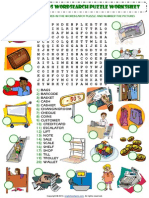Shopping Words Wordsearch Puzzle Vocabulary 