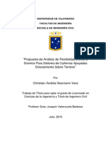 Propuesta de Análisis de Flexibilidad y Diseño Sísmico