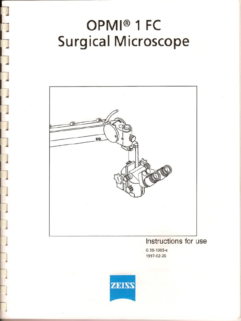 Zeiss OPMI 1 FC Surgical Microscope User Manual.pdf