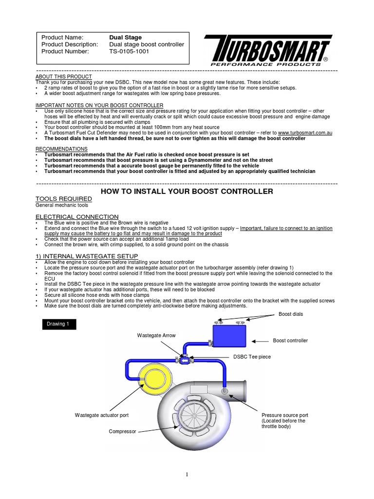 How To Install Your Boost Controller PDF Turbocharger Engine