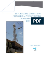Informe de Inspección Torre EBC TROME