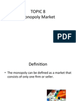 Topic 8 Monopoly Market