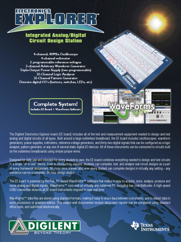 Digilent EEboard NP 07 | PDF | Electronic Circuits | Electrical Impedance