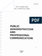 Public Administration and Professional Communication