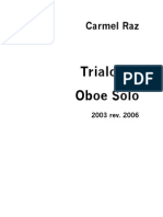 Oboé - Estudo - Carmel Raz - Trialogue - Estudo de Articulações e Expressões PDF