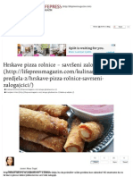 Hrskave Pizza Rolnice 