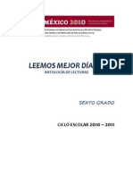 58758084 Leemos Mejor Dia a Dia Antologia de Lecturas 6º Sexto Grado