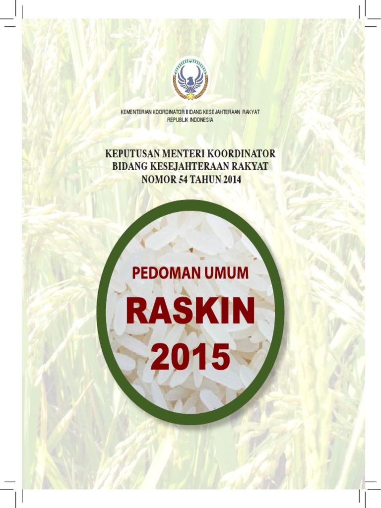 Program Raskin: Subsidi Beras untuk Masyarakat Berpendapatan Rendah | PDF