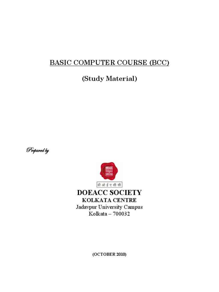 Basic Computer Notes | PDF | Graphical User Interfaces | Computer Data ...