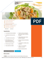 Ensalada Crujiente de Pollo y Naranjas - Recetas de Nestlé - ElMejorNido