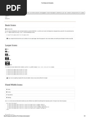 Download Font Awesome Examples Html Element Software Engineering SVG Cut Files