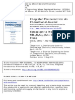 Integrated Ferroelectrics: An International Journal