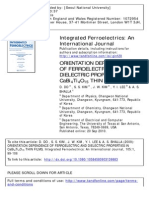 Integrated Ferroelectrics: An International Journal