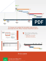 Gantt Chart Template Editable in PowerPoint - Wide Screen