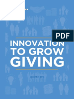 Innovation to Grow Giving