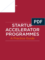Startup Accelerator Programmes: A Practice Guide