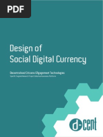 D-CENT: Design of Social Digital Currency