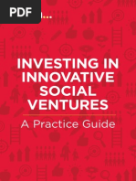 Investing in Innovative Social Ventures