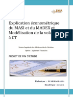 explication économétrique du MASI/MADEX