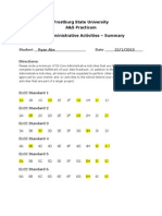 abe core administrative activity summary 5 