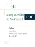 Norsk Standard NS3490 - Last-faktorer Og Kombinasjoner