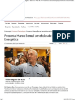 27-11-15 Presenta Marco Bernal beneficios de la Reforma Energética