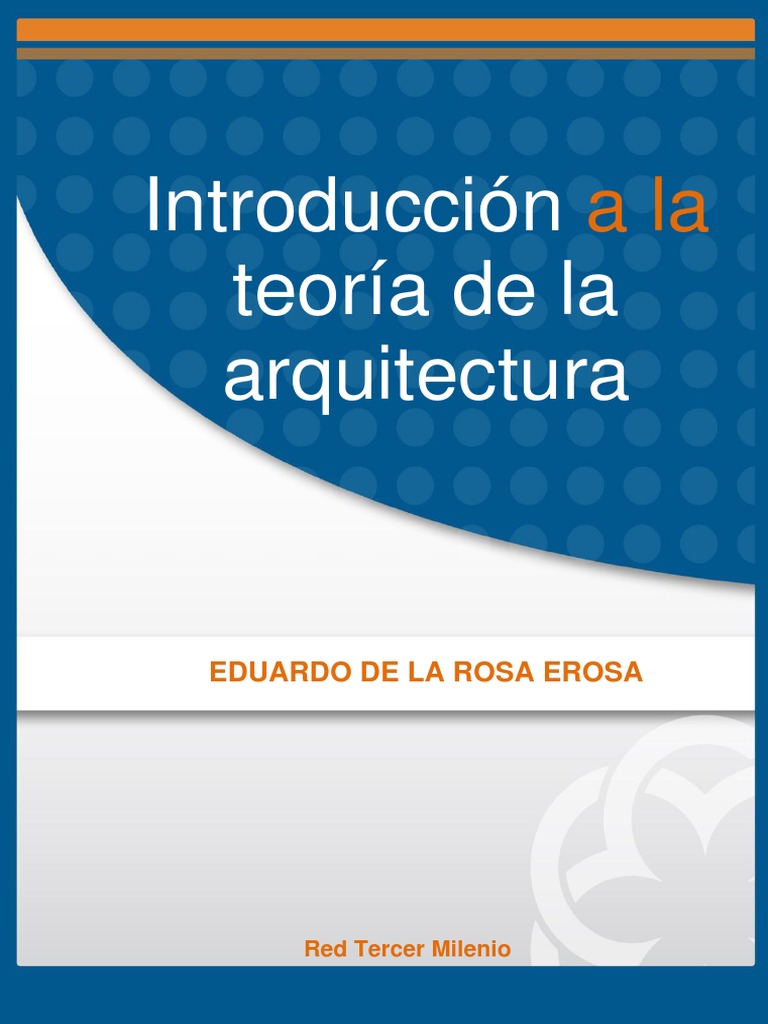 Introduccion a la teoria de la arquitectura