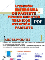 Procedimientos de atención de paciente